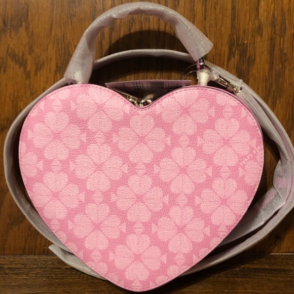 NWT-Kate Spade-SET-Spade Flower-Love Shack 3D Heart🩷Crossbody & Card Holder-$498 - Picture 4 of 16